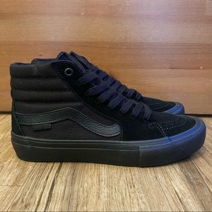 🖤 Vans Black High-Top Sneakers Mens 5.5/ Womens 7.0